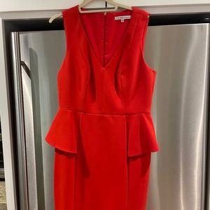 Trina Turk Orange/Red Mini Dress